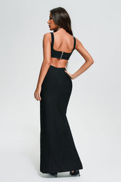 Eudoxia Diamante Maxi Bandage Label Dress