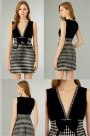 Checkmate Chic Label Dress