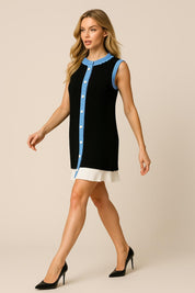 Chic Harmony Contrast Dress