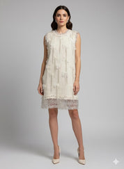 Ivory Whisper Label Dress