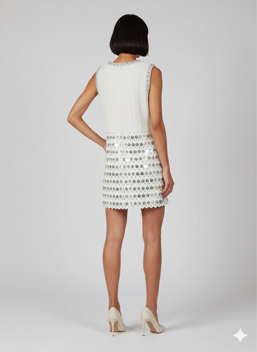 Silver Serenade Label Dress