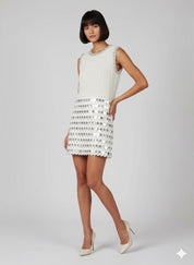 Silver Serenade Label Dress