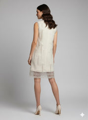 Ivory Whisper Label Dress