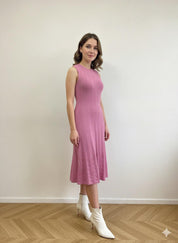 Pink Essence Textured Dress
