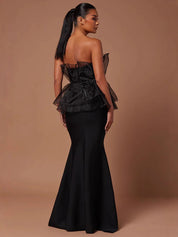 Strapless Maxi Dress - thelatestlabels