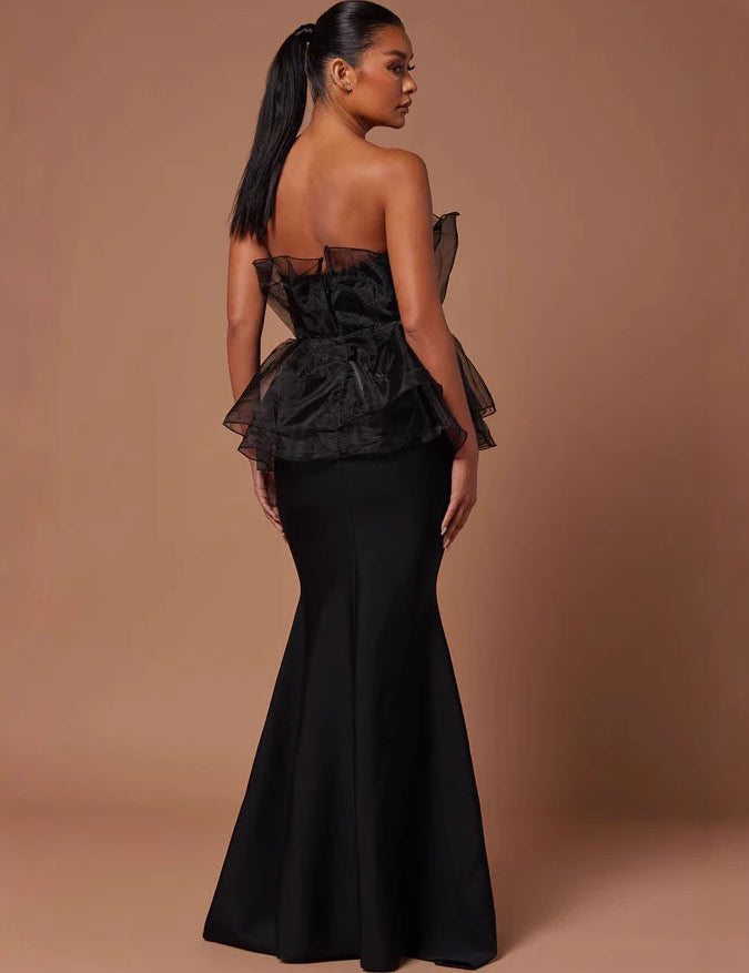 Strapless Maxi Dress - thelatestlabels