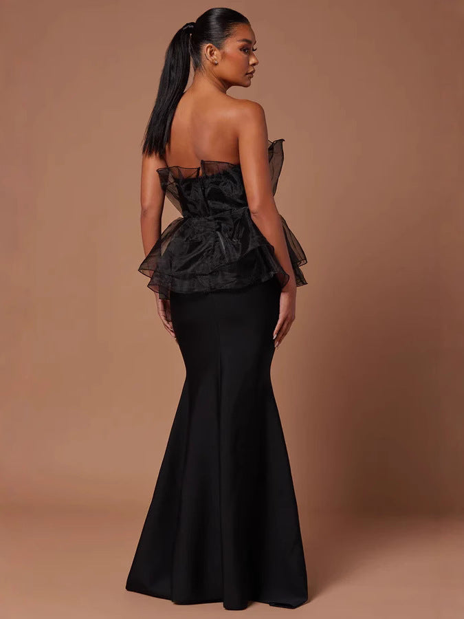 Strapless Maxi Dress - thelatestlabels