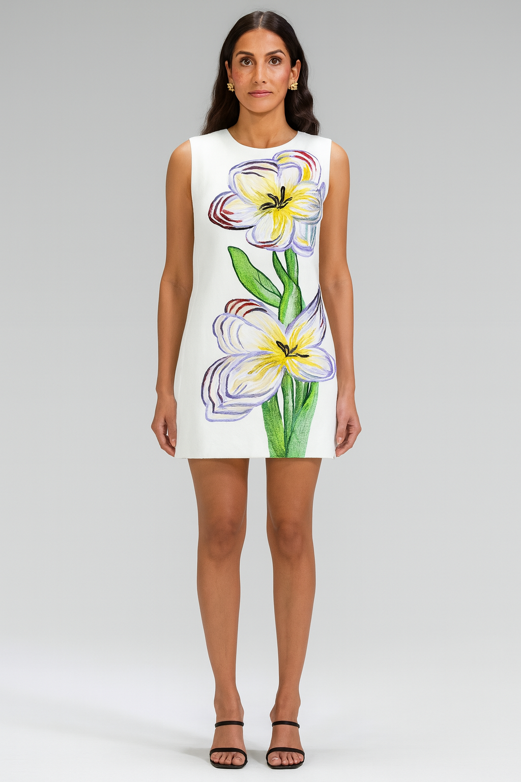 Floral Essence Yellow Dress