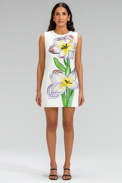 Floral Essence Yellow Dress