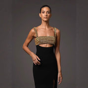Gilded Desire Maxi Dress