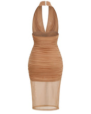 Bronzed Muse Mesh Bodycon