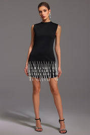 Midnight Fringe Muse Dress