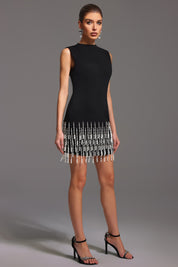 Midnight Fringe Muse Dress