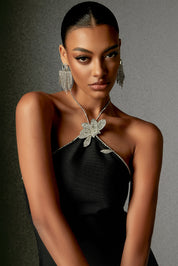 Crystal Halter Dress