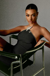 Crystal Halter Dress