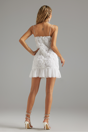 Rosette Reverie Mini Label Dress