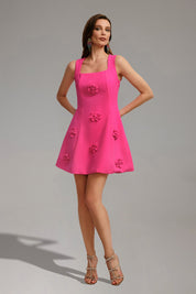 Fuchsia Bloom Mini Label Dress