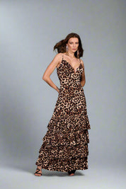 Wild Allure Tiered Maxi Dress