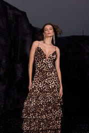 Wild Allure Tiered Maxi Dress