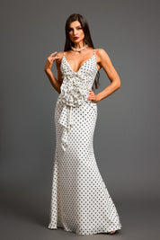 Eterna Dots Evening Dress