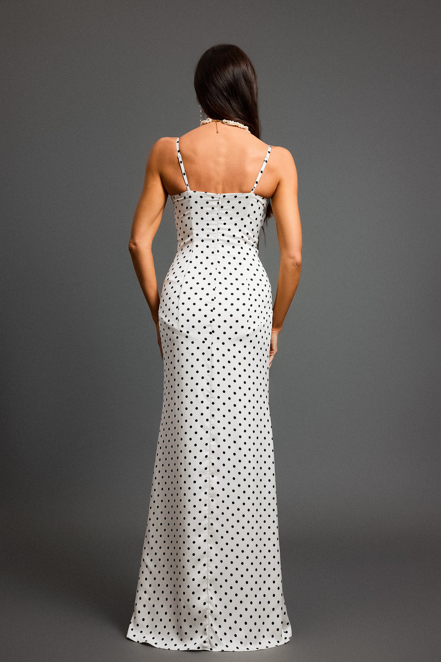 Eterna Dots Evening Dress