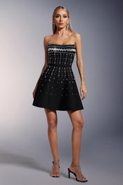 Starlit Noir Mini Dress