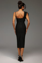 Ebon Elegance Sleek Dress