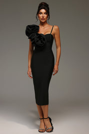 Ebon Elegance Sleek Dress