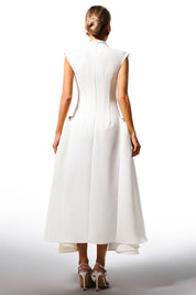 Cloud Whisper A-line Dress