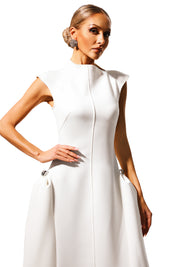 Cloud Whisper A-line Dress