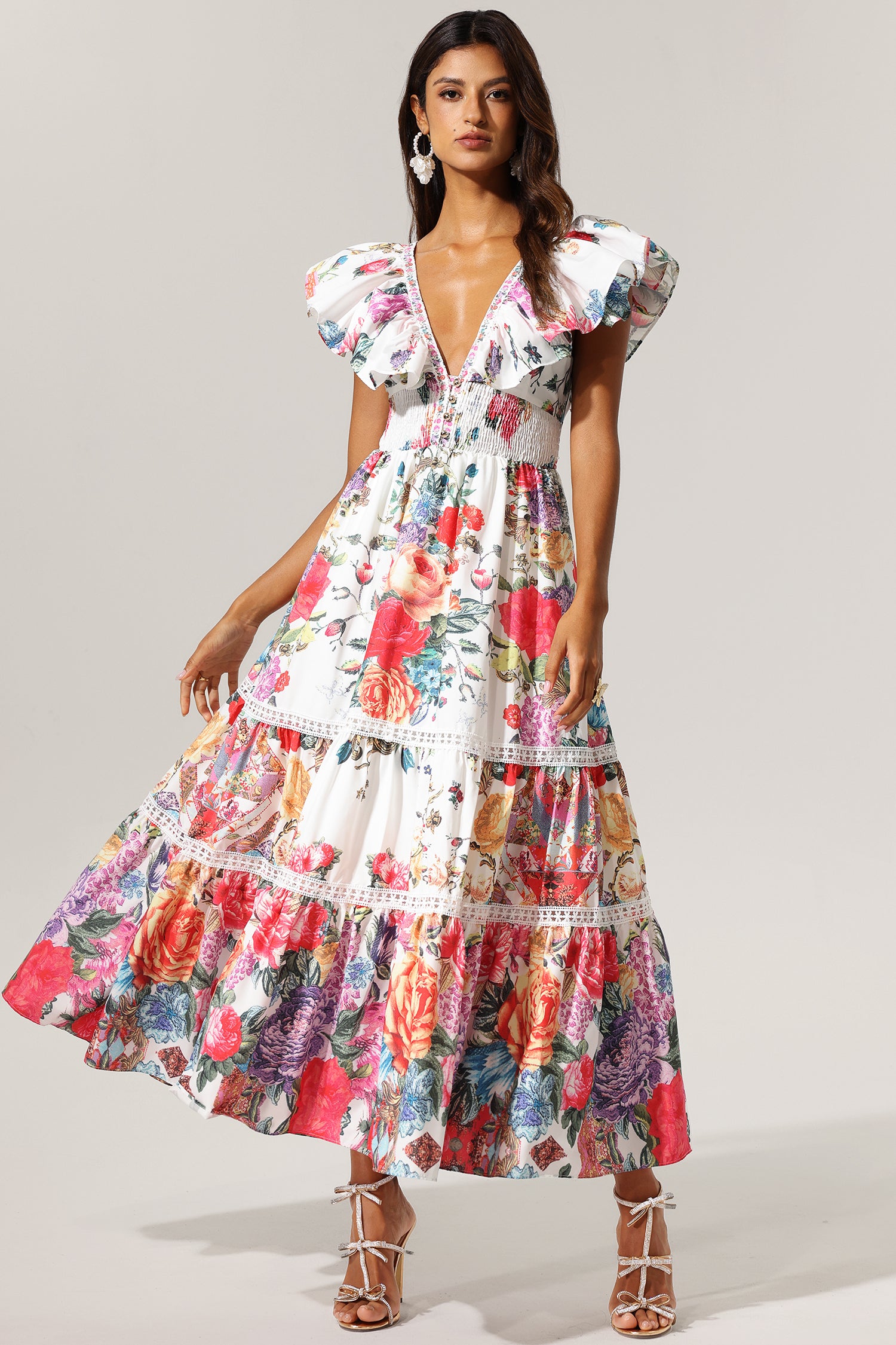 Fiesta Flora Bohemian Dress