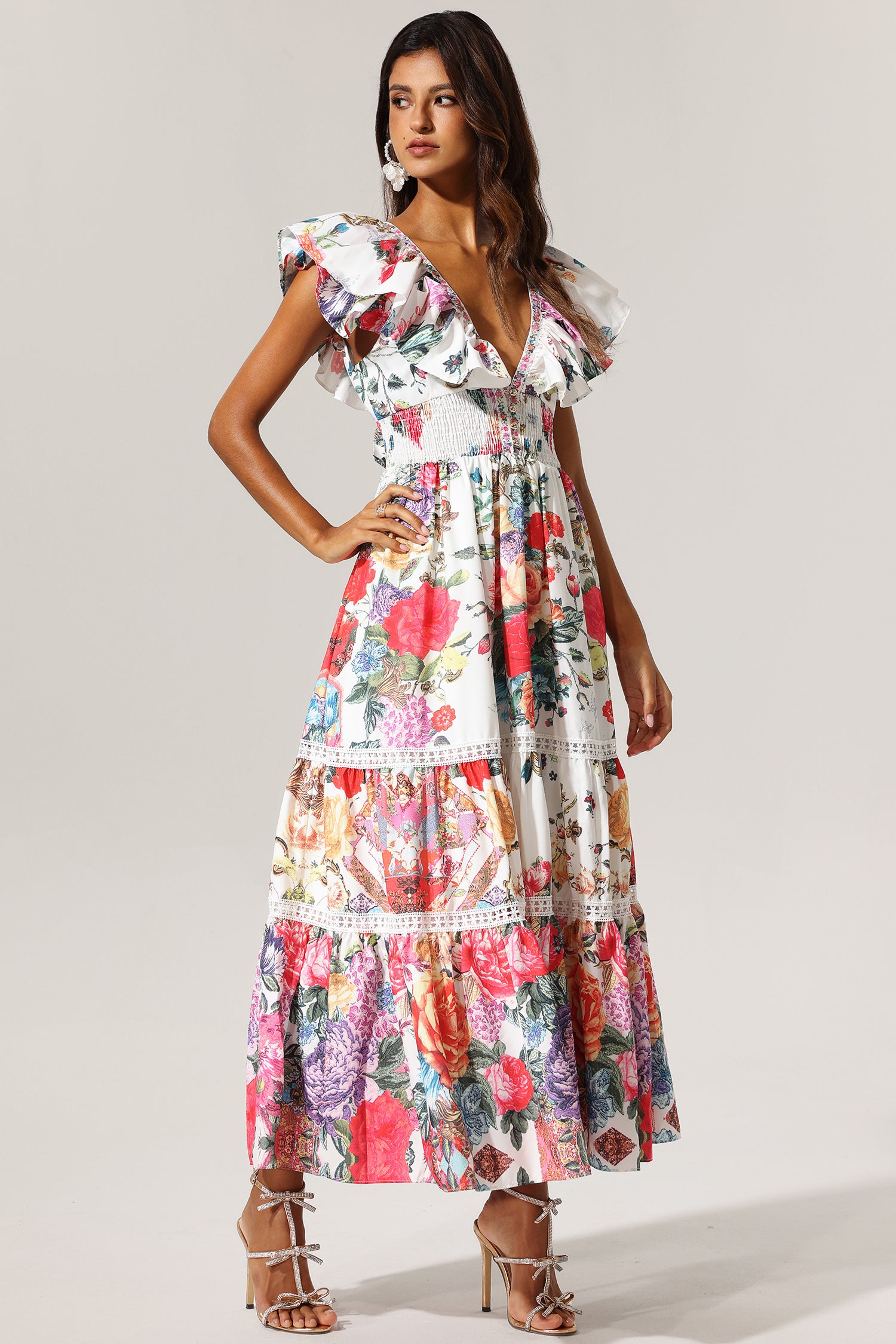 Fiesta Flora Bohemian Dress