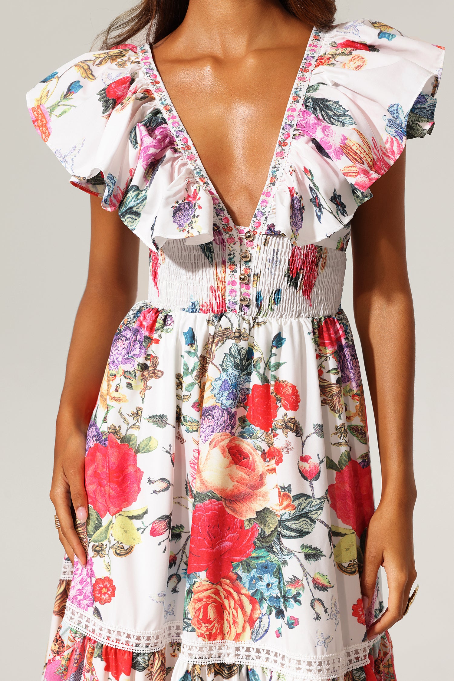 Fiesta Flora Bohemian Dress