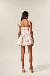 Floral Charm Corset Dress