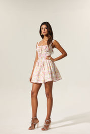 Floral Charm Corset Dress
