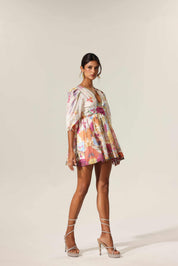Floral Mirage Tunic Dress