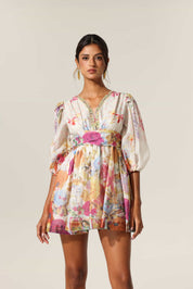 Floral Mirage Tunic Dress