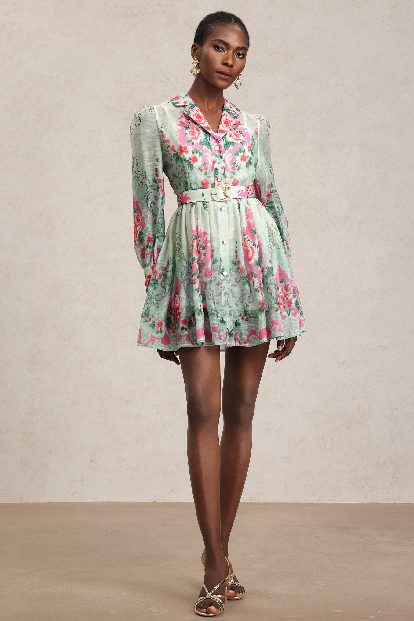 Emerald Bloom Dress