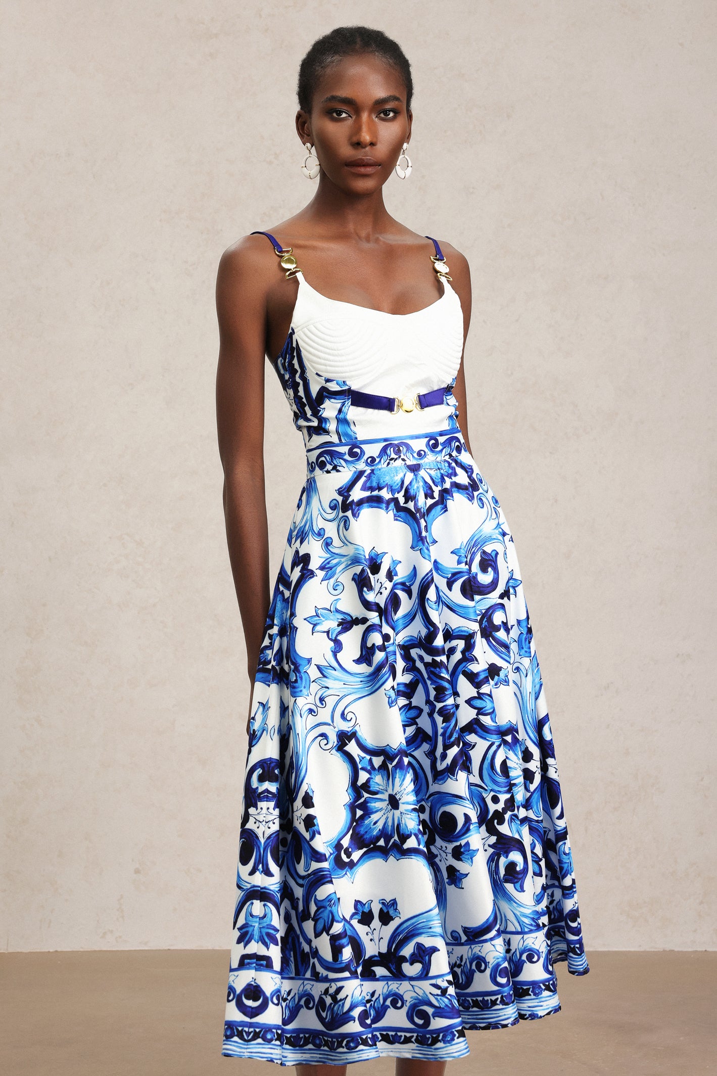 Royal Delft Bloom Skirt & Top