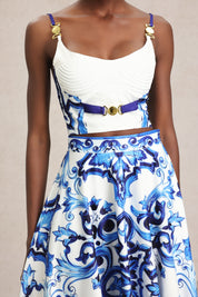 Royal Delft Bloom Skirt & Top