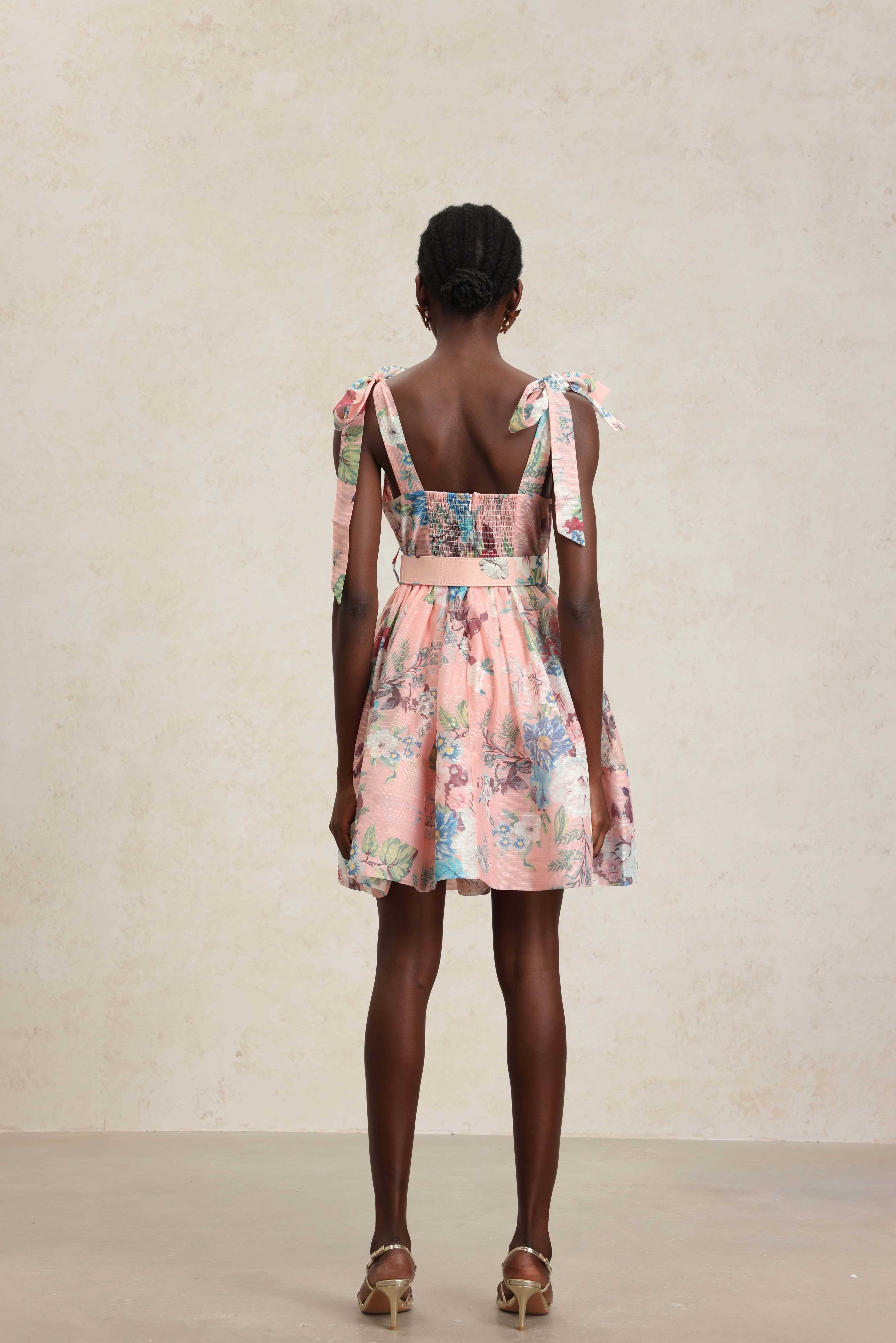 Blush Bloom Mini Dress