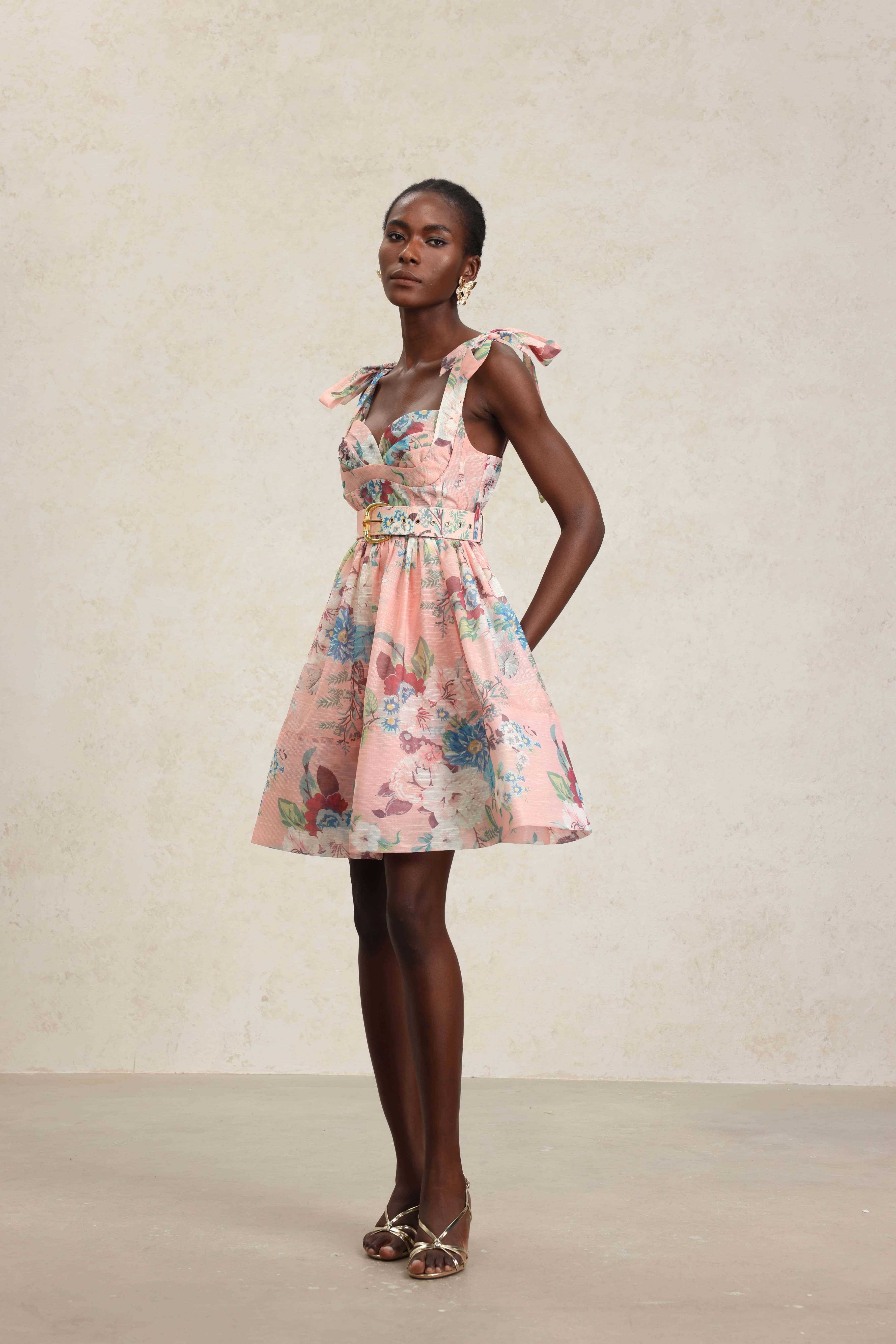 Blush Bloom Mini Dress