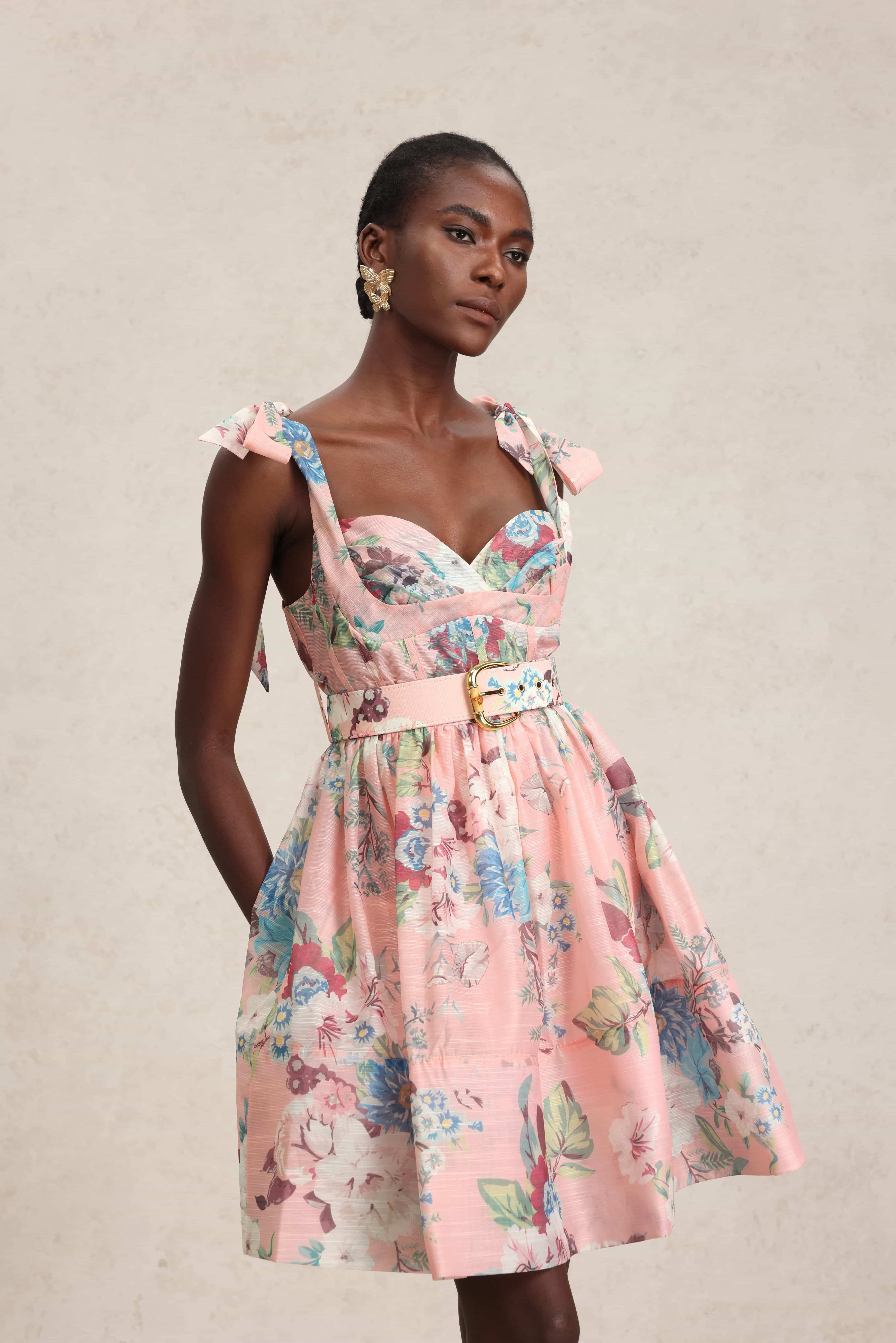 Blush Bloom Mini Dress