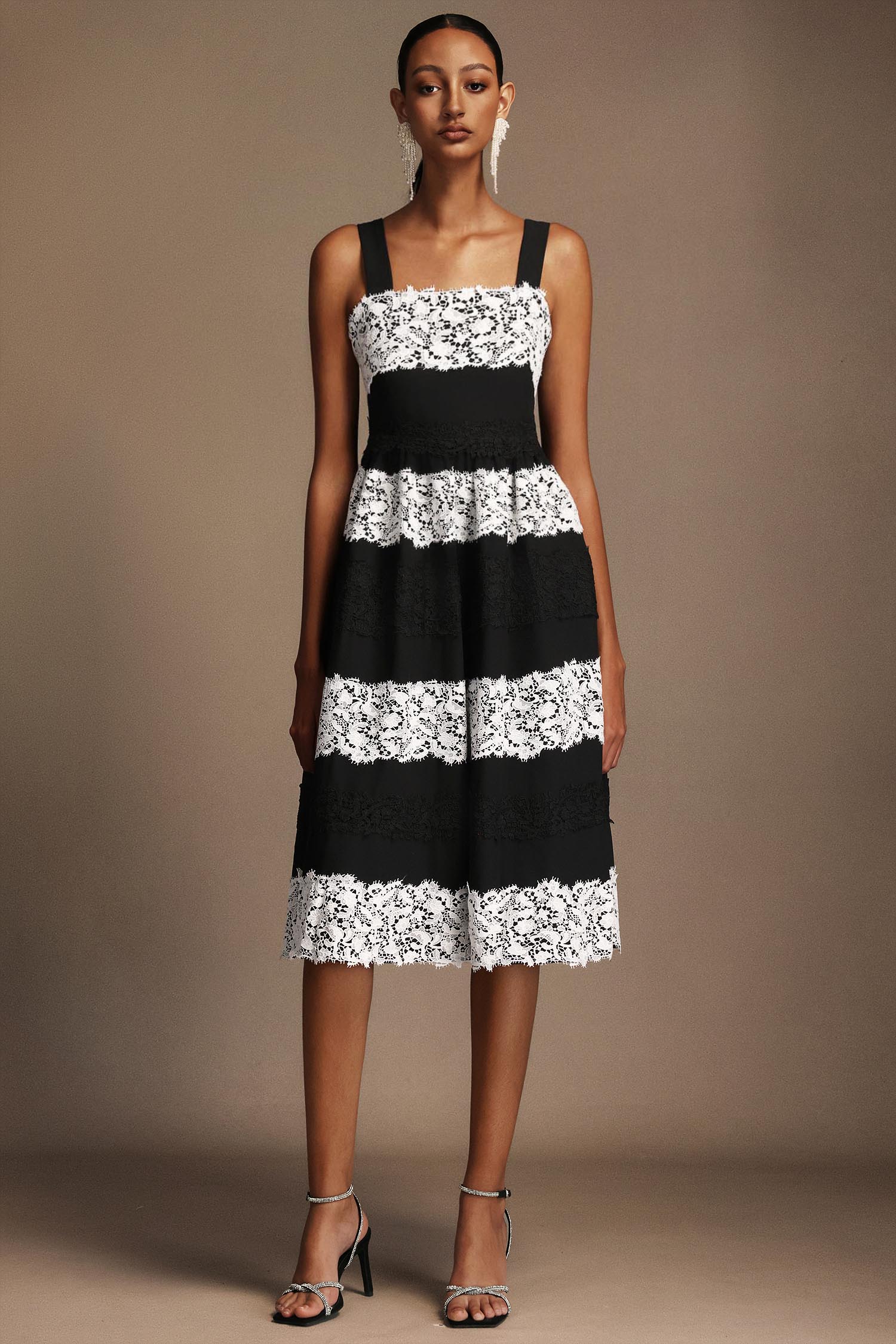 Monochrome Lace Harmony