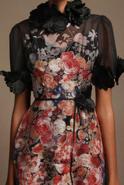 Twilight Garden A-line Dress