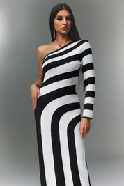 Twisted Monochrome Dress