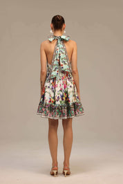 Garden Reverie Halter Dress