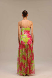 Neon Petal Elegance