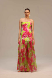 Neon Petal Elegance