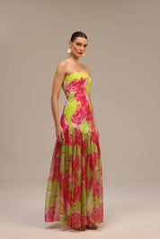 Neon Petal Elegance